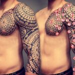 Corpos tatuados para mostrar o Significado da Tatuagem Marquesan